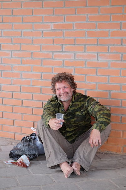 beggar man outdoor - Φωτογραφία, εικόνα