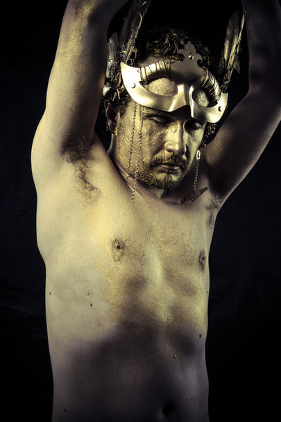 Gladiator, Warrior with helmet - Fotografie, Obrázek