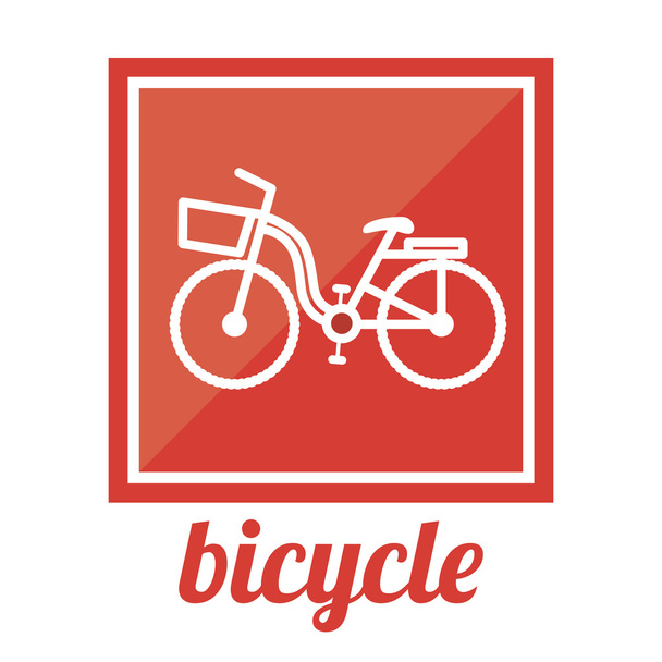 Bicycle lifestyle design  - Vector, Imagen
