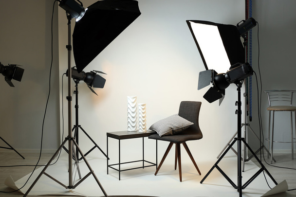 Photo studio with modern interior - Zdjęcie, obraz