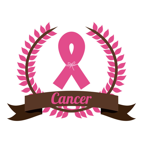 Breast cancer design - Vector, Image