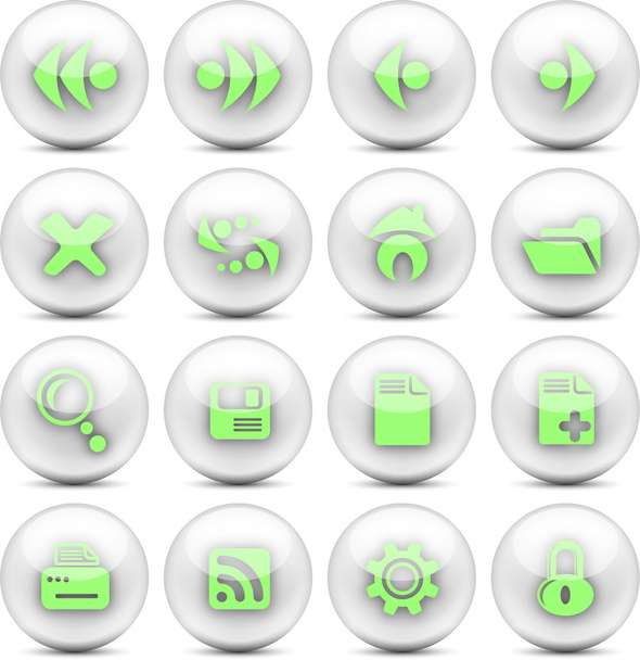 Iconos del navegador
 - Vector, imagen