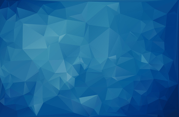 Modrá bílá polygonální mozaika pozadí, vektorové ilustrace, Creative Business Design šablony - Vektor, obrázek