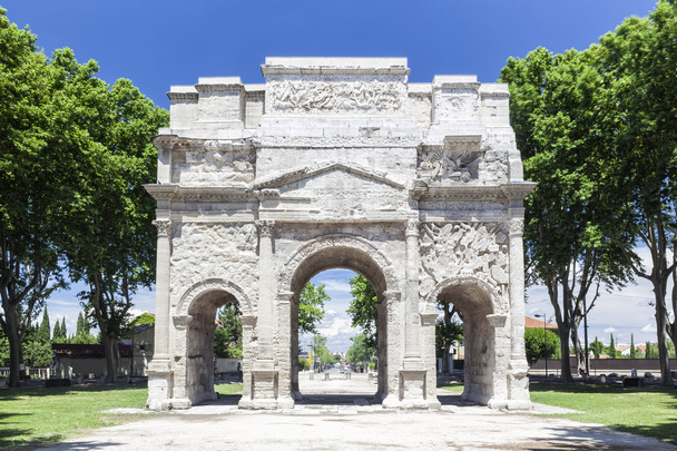 The famous Orange triumphal arch in front of view - Fotó, kép