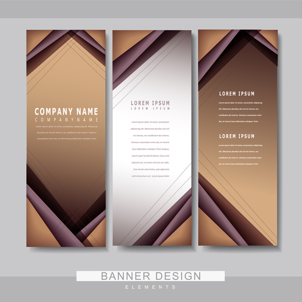 modern banner template set design  - Vector, imagen