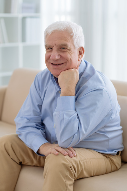 smiling senior man - Zdjęcie, obraz