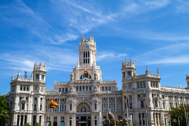 Madrid iletişimde Palace - Fotoğraf, Görsel