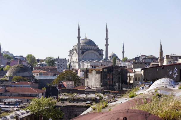 Mihrimah sultan mosque near Edirnekapı. Istanbul. Turkey. - Zdjęcie, obraz