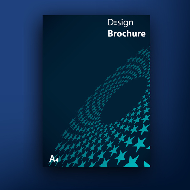 Vector brochure boekje dekking ontwerp templates-collectie - Vector, afbeelding