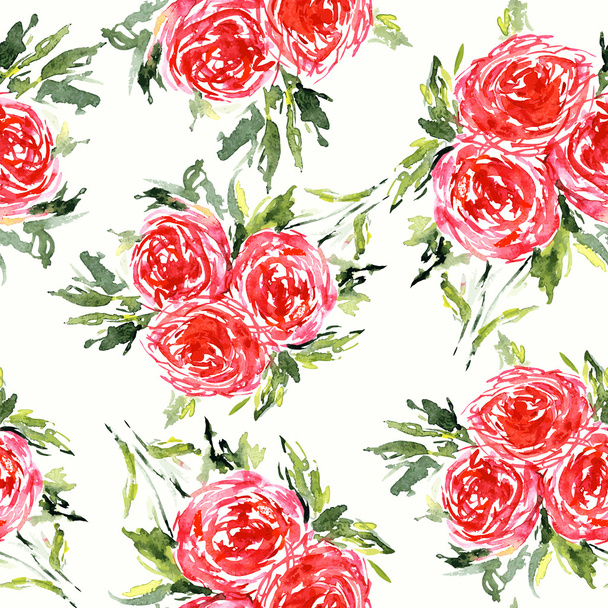 virágos háttér rózsákkal - Vektor, kép