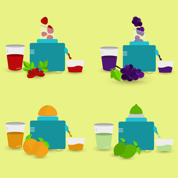 Natural juices - Vector, Image