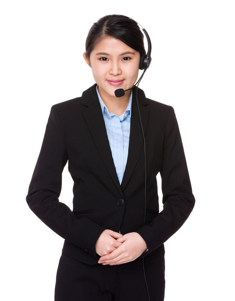 aasialainen naispuolinen asiakaspalveluavustaja
 - Valokuva, kuva
