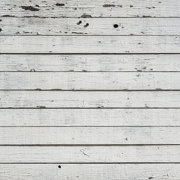 White wood plank wall texture background - Φωτογραφία, εικόνα