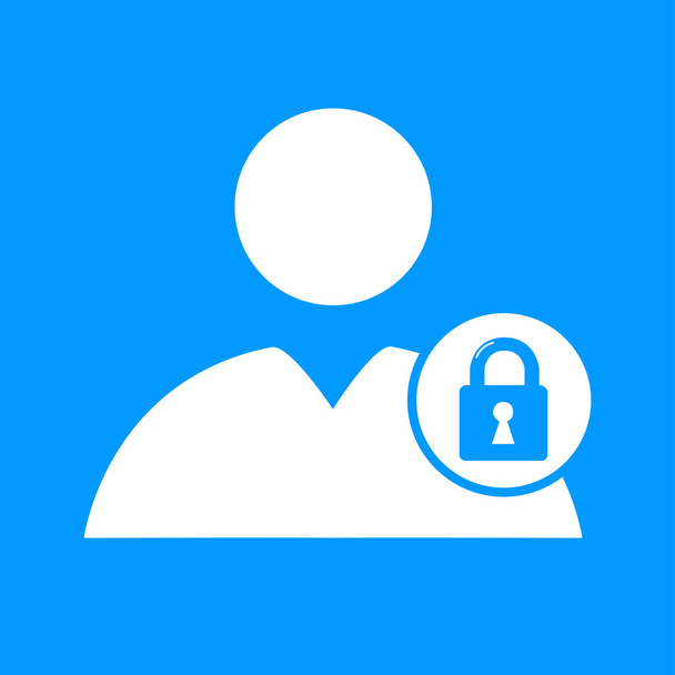 User icon, lock icon - Vector, Image