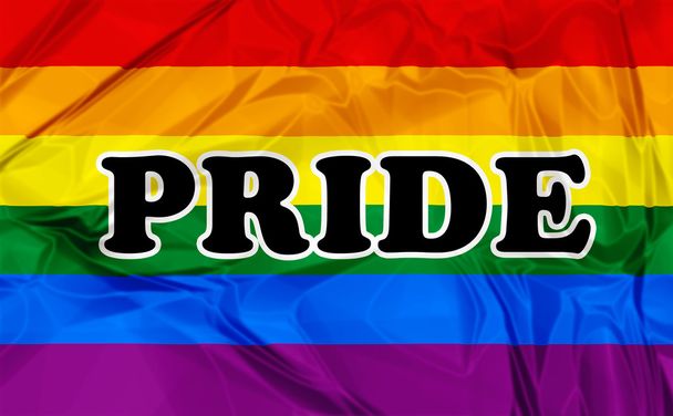  bandera del orgullo gay - Foto, Imagen