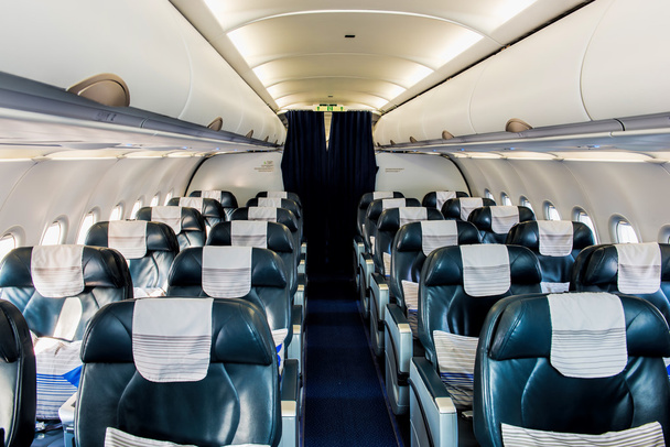 interior do avião
 - Foto, Imagem