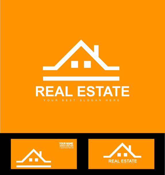 Icono de logotipo de la compañía inmobiliaria Orange
 - Vector, Imagen