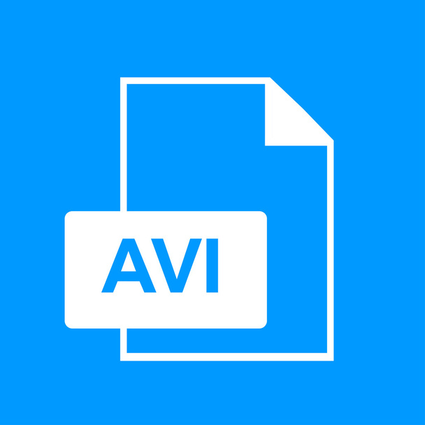 avi file icon - Vector, Image
