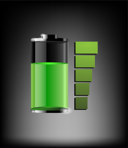 Vektor akkumulátor ikon - Vektor, kép