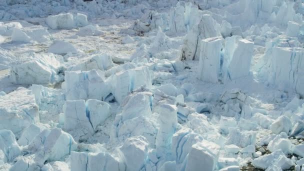 Ice Meltwater Eqi Glacier Icefjord Greenland - Footage, Video