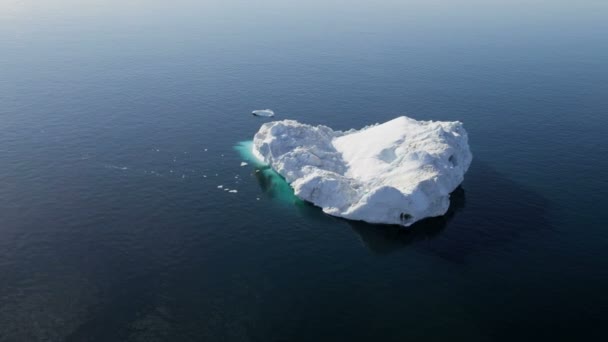 Ledovce zmrazené hmotnost Disko záliv Grónsko - Záběry, video