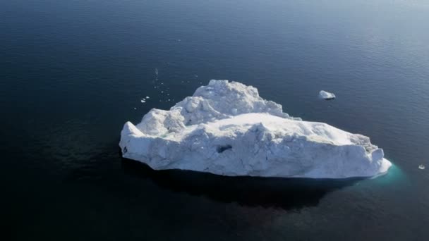 Aerial Greenland arctic ice floes - Footage, Video