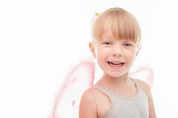 Pleasant little girl smiling - Fotografie, Obrázek