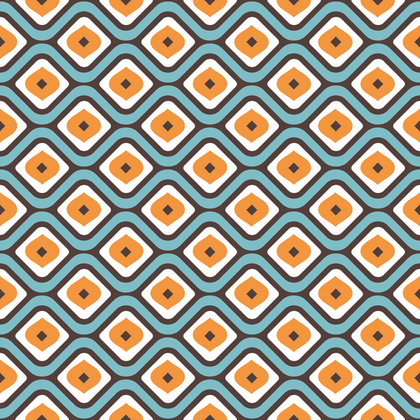 Abstraktes geometrisches nahtloses Muster - Vektor, Bild