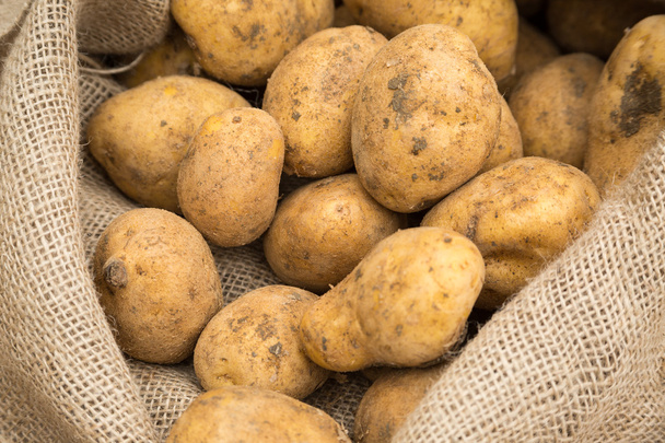 Potatoes in Sack - Фото, зображення