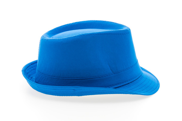 Πολύχρωμο μόδας άχυρο καπέλο - Φωτογραφία, εικόνα