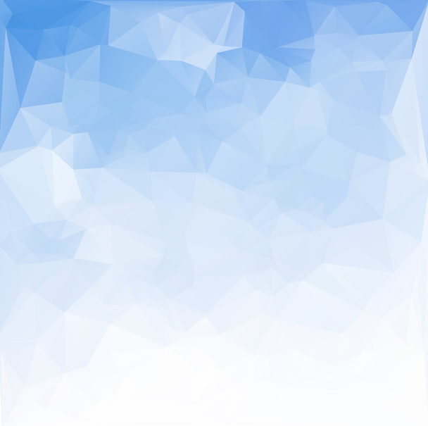 Blue Polygonal Mosaic Background, Creative Design Templates - Vector, Image