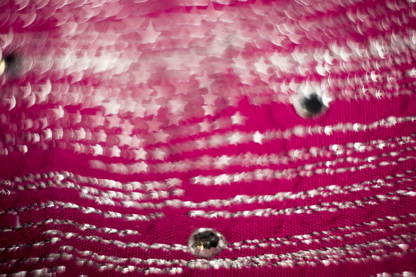 Rozmazané růžové textilní s Strasses - Fotografie, Obrázek