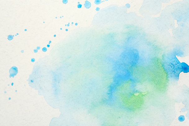 Watercolor texture on paper close-up - Foto, Imagem