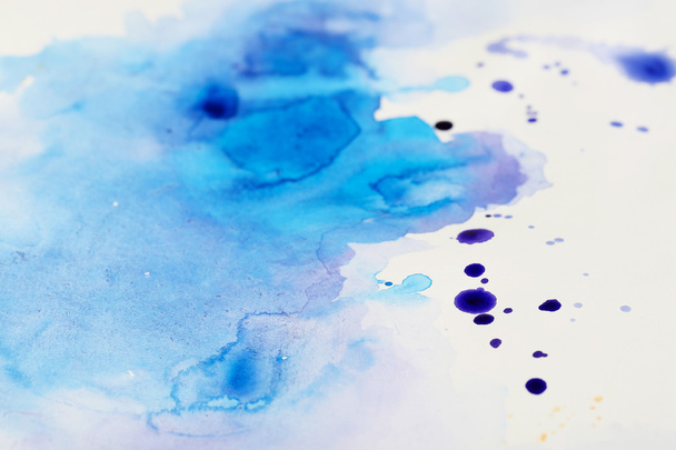 Watercolor texture on paper close-up - Foto, Imagem