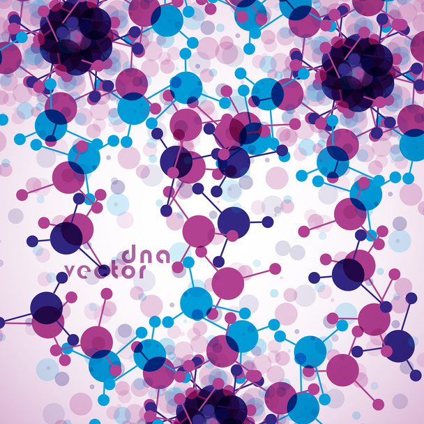 Барвистий фон молекули
 - Вектор, зображення