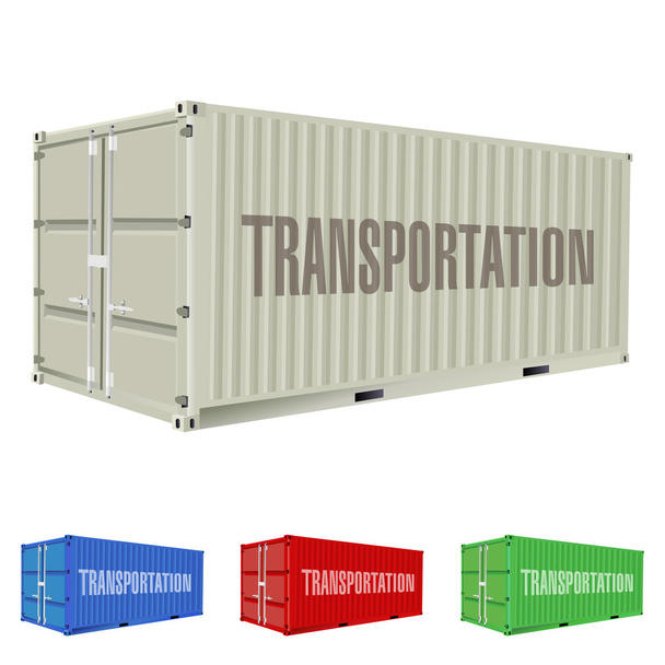 Freight container - Vector, Image