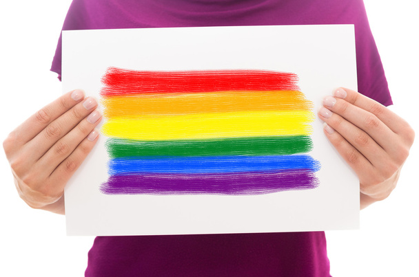Rainbow flag - Photo, Image