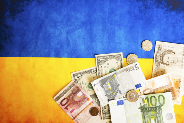 Ukraine steht am Rande des Bankrotts - Foto, Bild