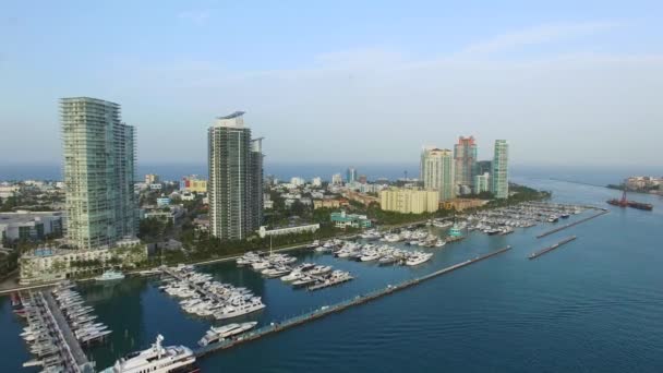 Mooie scène van Miami Beach - Video