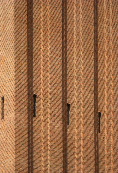 fachada de tijolo abstrato
 - Foto, Imagem