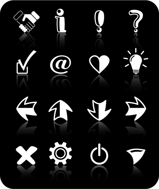 Signos iconos
 - Vector, imagen