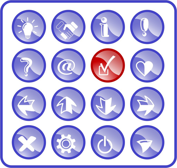 Signs icons - Вектор,изображение
