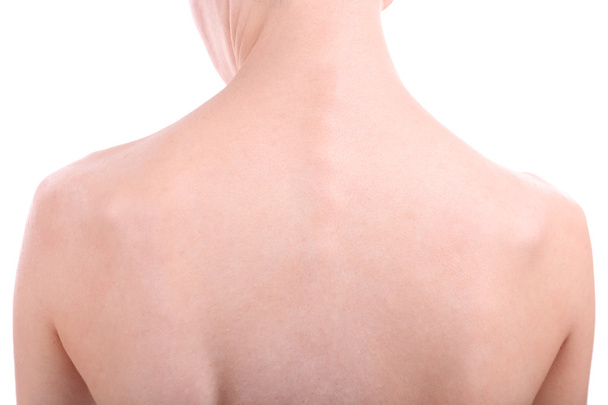 Woman neck and shoulders close up - Zdjęcie, obraz
