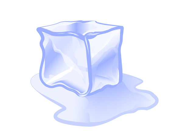 ice cube ice block icon illustration - Fotografie, Obrázek