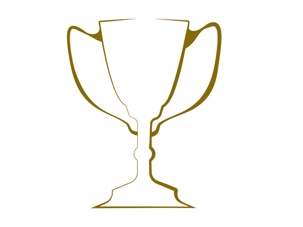 trofeo d'oro simbolo dell'illustrazione del premio
 - Foto, immagini