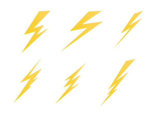 lighting, electric charge icon symbol illustration - Photo, Image