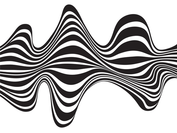 абстрактный подвижный волновой яркий оптический фон
  - Фото, изображение