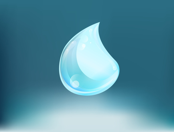 Wasser Tropfen Design Symbol Illustration - Foto, Bild