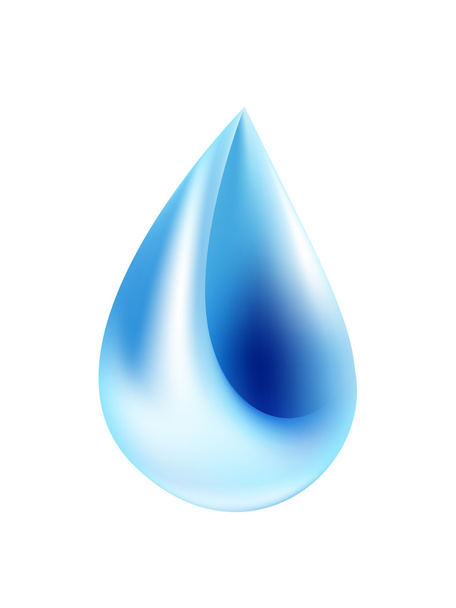 water drop icon symbol illustration - Φωτογραφία, εικόνα