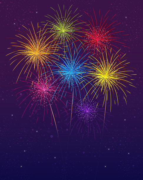fireworks - Vector, Image